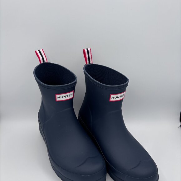 Hunter Original Women's PLAY Short Rain Boots - WFS2020RMA Size 9M with Box - Picture 4 of 11